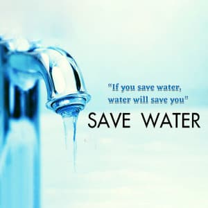 Save Water flyer