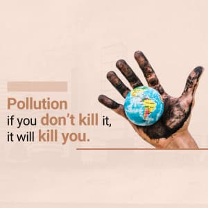 Pollution Control marketing poster