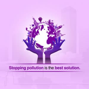 Pollution Control Social Media poster