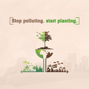 Pollution Control Facebook Poster