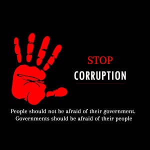 Corruption Facebook Poster