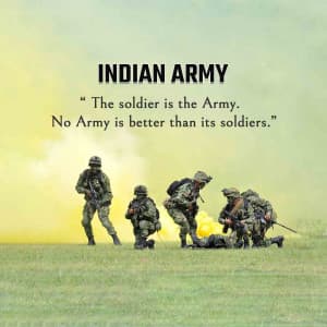 Indian Army advertisement banner