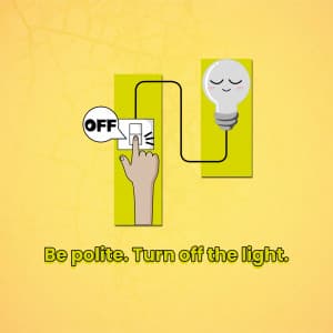 Save Energy Social Media poster