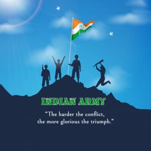 Indian Army greeting image