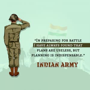 Indian Army marketing poster