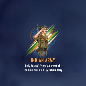 Indian Army marketing flyer