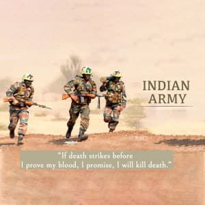 Indian Army whatsapp status poster