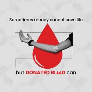 Blood Donation Instagram flyer