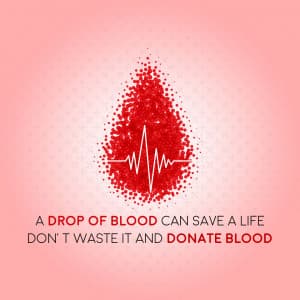 Blood Donation advertisement banner