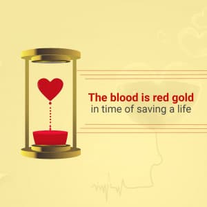 Blood Donation greeting image