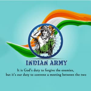 Indian Army poster