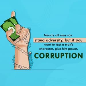 Corruption poster