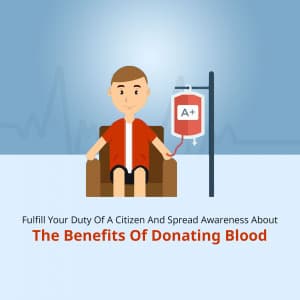 Blood Donation Facebook Poster