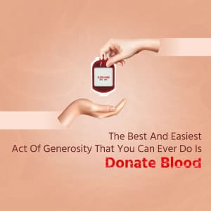 Blood Donation flyer