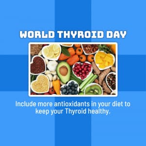 World Thyroid Awareness Day marketing flyer