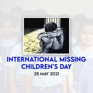 International Missing Children's Day creative image