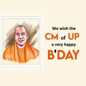 Yogi Adityanath Birthday festival image