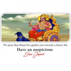 Shani Jayanti poster Maker