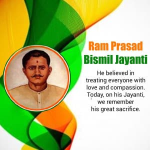 Ram Prasad Bismil Jayanti graphic