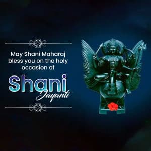 Shani Jayanti graphic