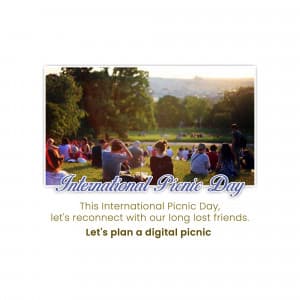 International Picnic Day advertisement banner