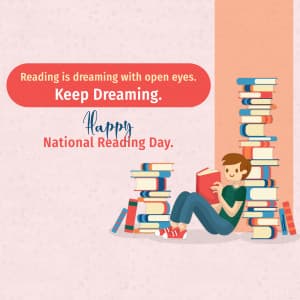 National Reading Day ad post