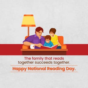 National Reading Day marketing poster