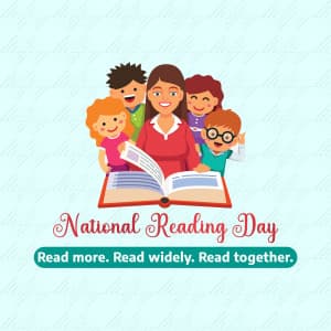 National Reading Day marketing flyer