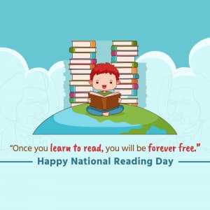 National Reading Day illustration