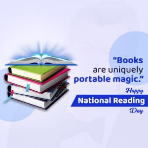 National Reading Day graphic