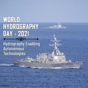 World Hydrographic Day advertisement banner