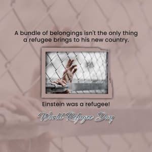 World Refugee Day ad post