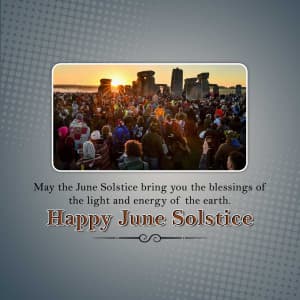 June Solstice ad post