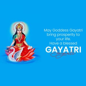 Gayatri Jayanti poster Maker