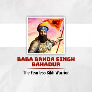 Banda Singh Bahadur Punyatithi banner