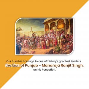 Maharaja  Ranjit Singh Punyatithi festival image