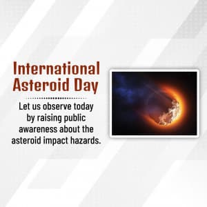 Asteroid Day advertisement banner