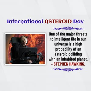 Asteroid Day greeting image