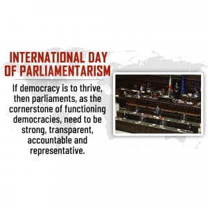 International Day of Parliamentarism ad post