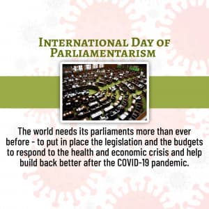 International Day of Parliamentarism greeting image