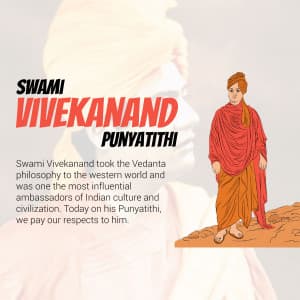 Swami Vivekananda Punyatithi ad post