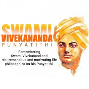 Swami Vivekananda Punyatithi graphic