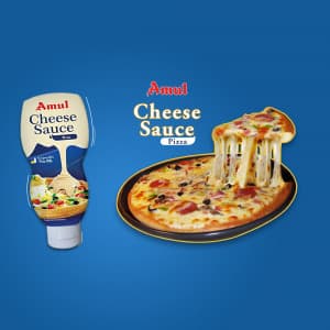 Cheese sauce business banner