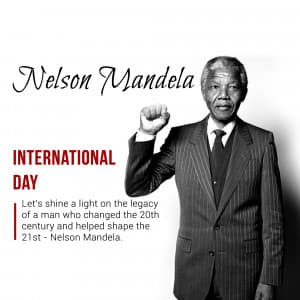 Nelson Mandela International Day ad post