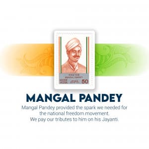 Mangal Pandey Jayanti ad post