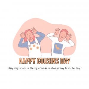 Cousins Day marketing poster