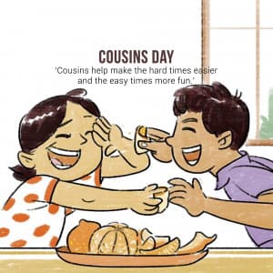 Cousins Day graphic