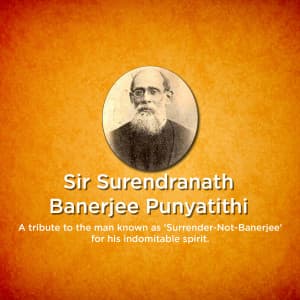 Sir Surendranath Banerjee Punyatithi Instagram Post