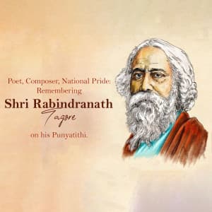 Rabindranath Tagore Punyatithi Instagram Post