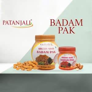 Badam Pak business flyer